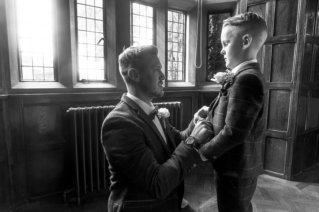 Doncaster wedding photographer creative wedding portrait