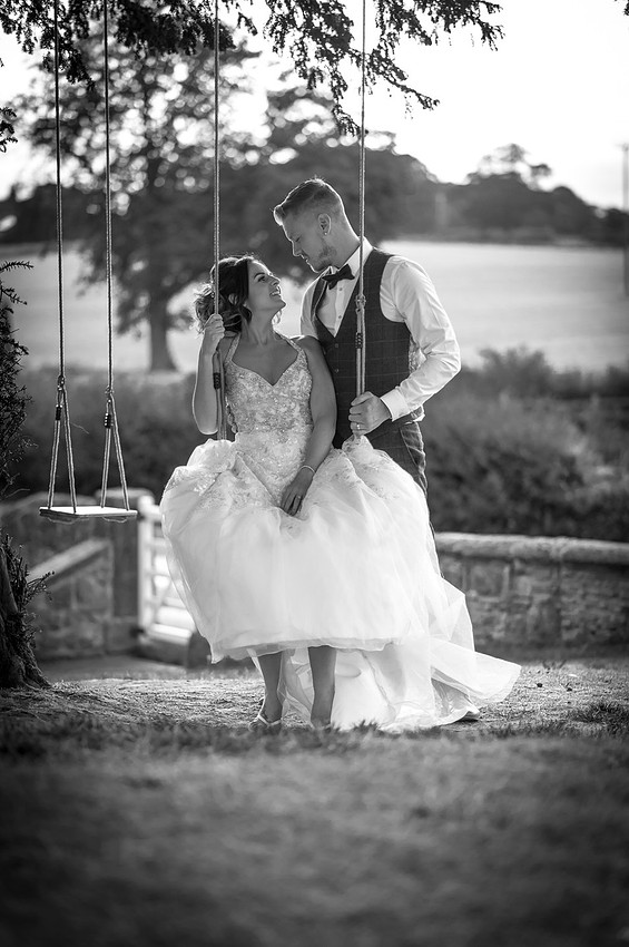 Doncaster wedding photographer creative wedding portrait