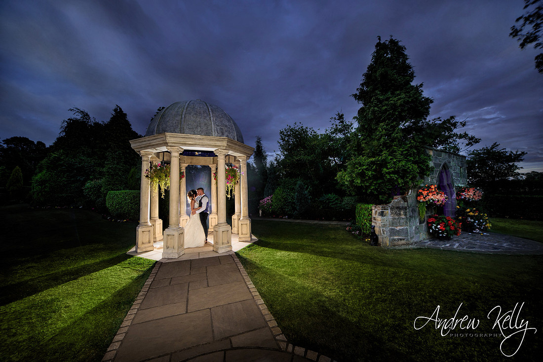 Doncaster wedding photographer creative wedding portrait